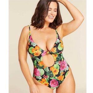 NWT ANDIE Swim The Santorini Tropical Floral One Piece Swimsuit Size Small